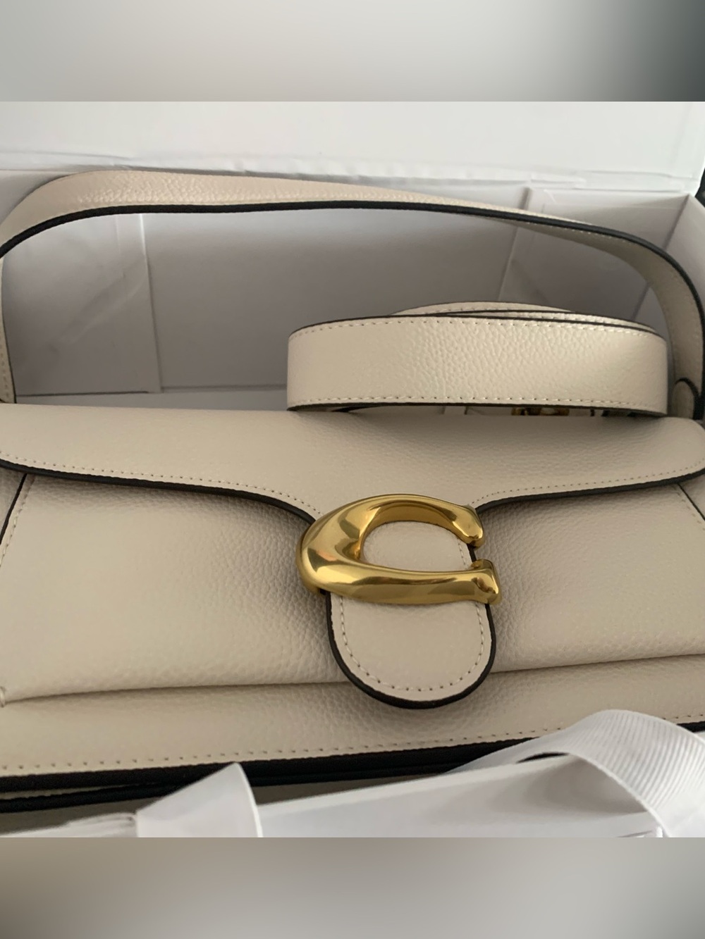 Coach Tabby purse “chalk”